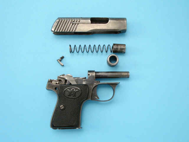 *Dismantled Walther Pocket Semi-Automatic Pistol
