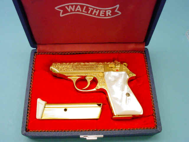 *Cased Factory-Engraved Walther Model PPK/S Semi-Automatic Pistol