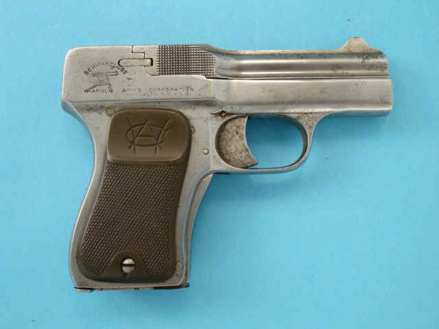*Scarce Model 1909 Warner Arms Corporation Schwarzlose Blow-Forward Semi-Automatic Pistol