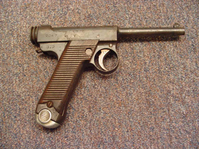 *Japanese Type 14 Nambu Semi-Automatic Pistol