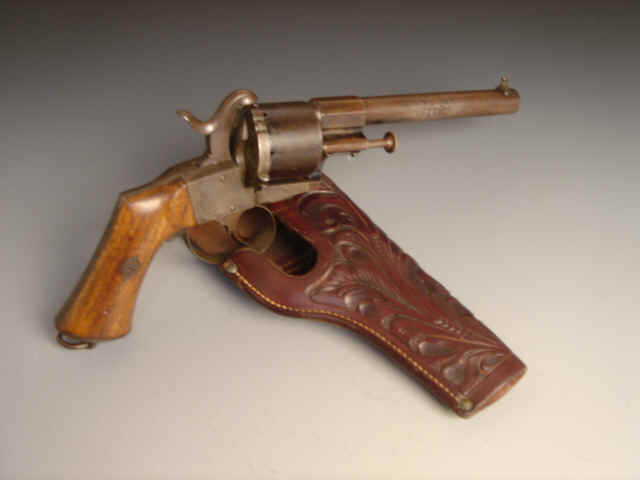 Belgian Lefacheaux Pinfire Double Action Revolver