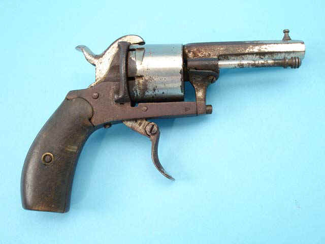 Belgian Pinfire Pocket Revolver