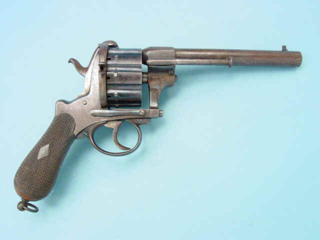 Pinfire Double and Single Action 10-Shot Revolver