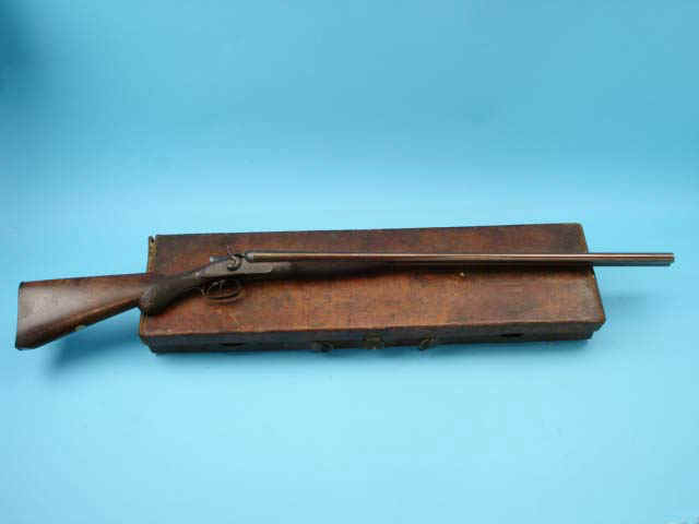 *16 Gauge W. H. Pollard Hammer Double Barrel Shotgun