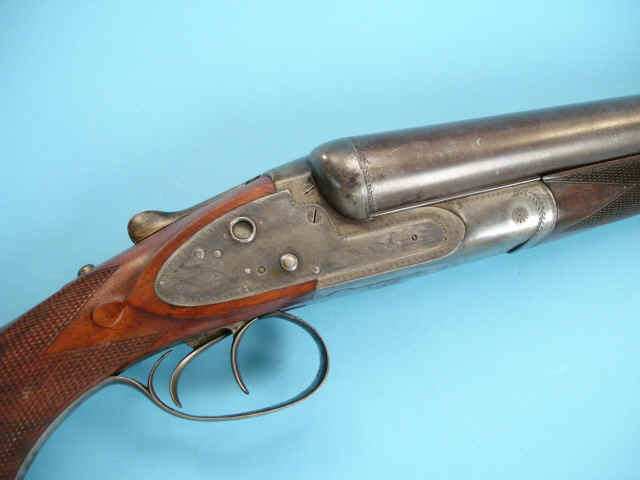 Scarce W.& C. Scott & Son Sidelock Hammerless 8 Gauge Long Range Duck and Goose Double Barrel Shotgun
