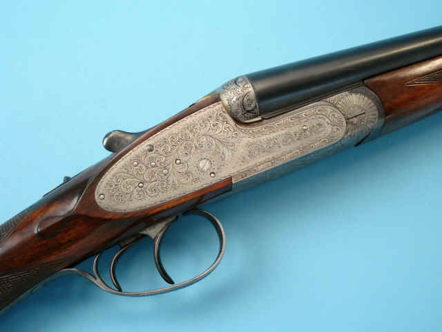 *Spanish Side by Side Hammerless Shotgun by AYA, Eibar