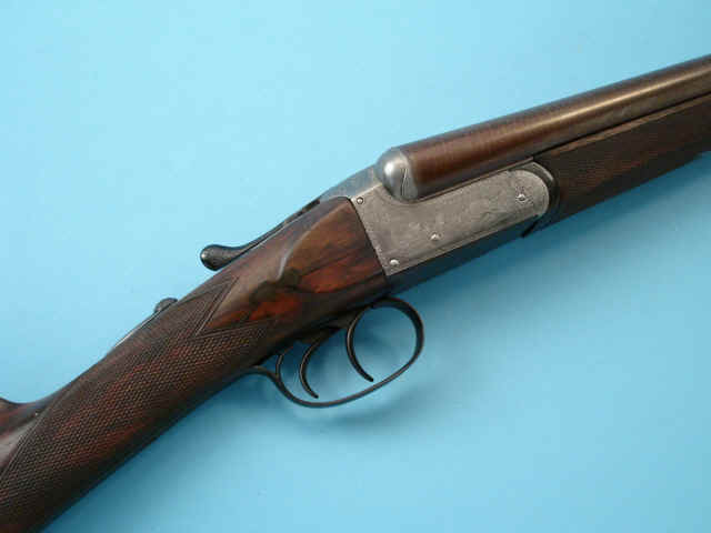Engraved E. Anson & Co., Birmingham, Boxlock Side-by-Side Shotgun
