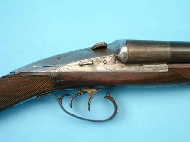 *12 Gauge Darne-style Sliding Breech Double Barrel Shotgun by Halifax *12 Gauge Darne-style Sliding Breech Double Barrel Shotgun by Halifax