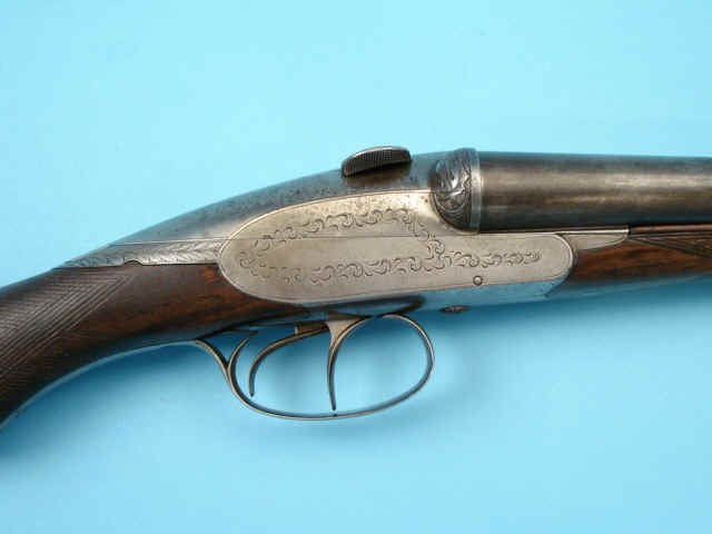 *16 Gauge Charlin Automatique Sliding Breech Double Barrel Shotgun