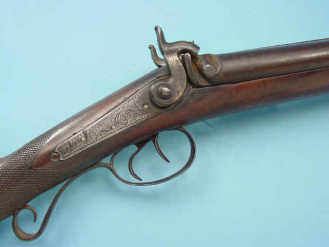 English Percussion Side-by-Side Shotgun