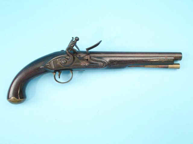 Rare J. Henry Flintlock Contract Pistol, c. 1807-08