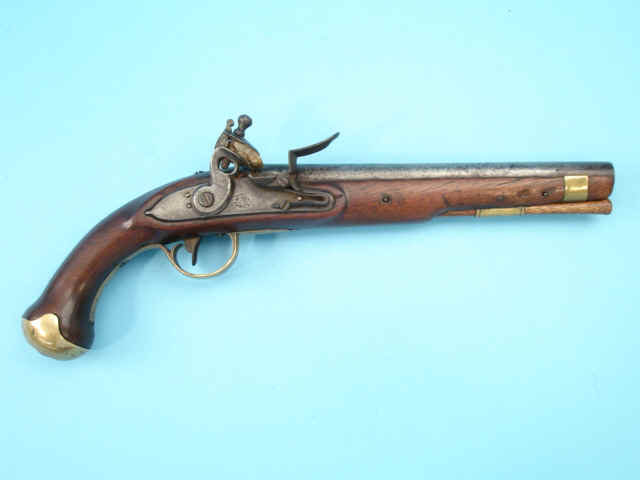 Rare John Miles Large State of Virginia Contract Military Flintlock Pistol