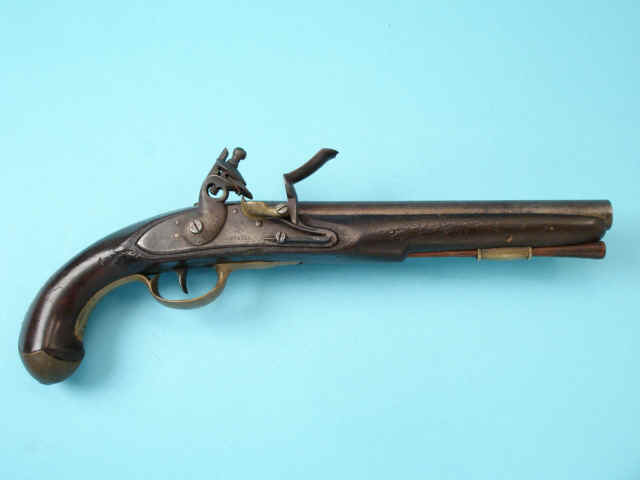 U.S. Martially Marked Model 1808 Flintlock Pistol by Simeon North