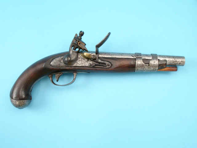 U.S. Martially Marked Simeon North Model 1816 Flintlock Pistol